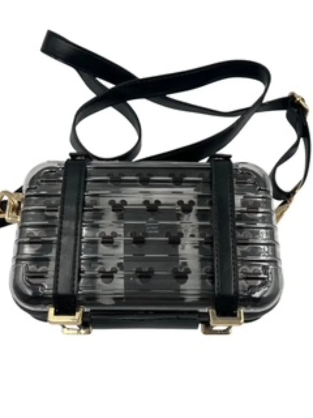 NEW Disney Mickey Mouse Clear Hard-Shell Crossbody Purse NWT